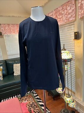 Men’s Gas Long-Sleeve Crew Neck Top - Navy